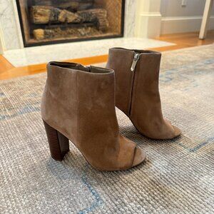 Sam Edelman Suade Open-Toe Booties